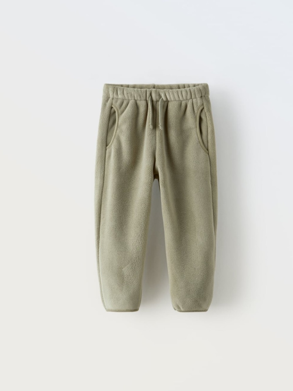 NWT Zara 9-12m polar fleece snow pants khaki